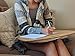 Home Office Bamboo Lap Desk Portable with Pillow Cushion, Fits 17 Inch+ Laptop for School, Work or Gaming, Durable and Patented