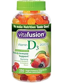 Vitafusion Vitamin D3 Gummy Vitamins, Assorted Flavors, 150 Count