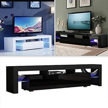 Homvent Tv Entertainment Center Modern Tv Stand Cabinet Wine