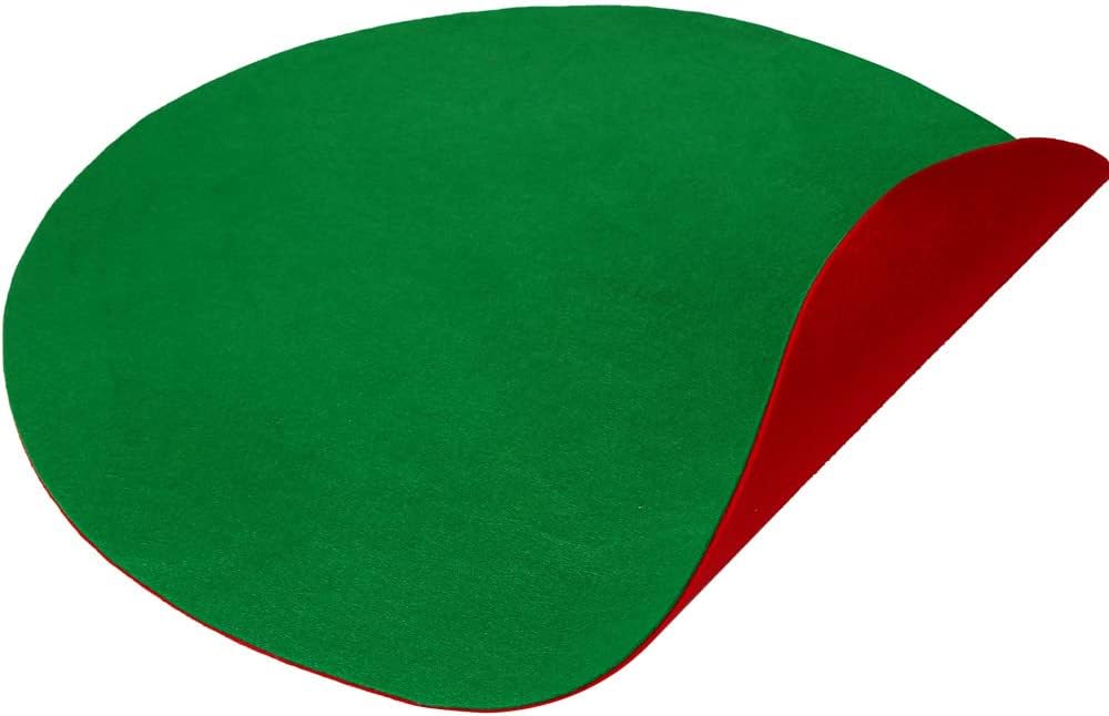 Tree Stands - Premium Christmas Tree Stand Mat, Holiday & Christmas Decoration. Protect Floor or Carpet from Sprills and Scratches. Red and Green Color, 30