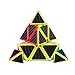 BUDI 4 Pcs Speed cube, 2x2+3x3+Pyraminx+Oblique Puzzle Cube Cool Rubicks Cube, Carbon Fiber Stickers Cool Smooth Puzzle Games for Brain Teasers Puzzle Enthusiasts Cube Beginners