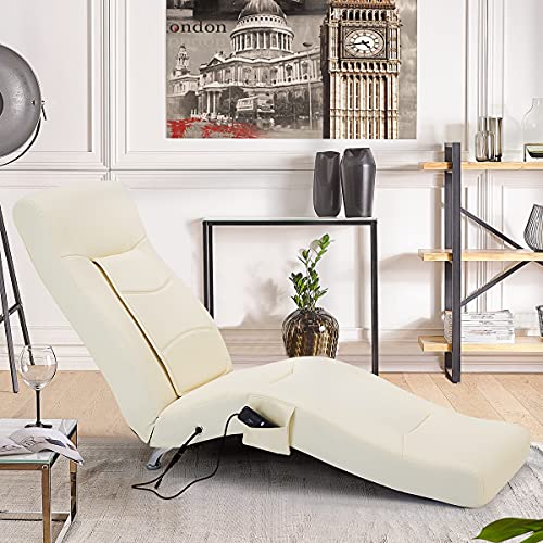 Electric Massage Recliner Chair Chaise Longue Artificial