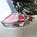 Kadore for Nissan Rogue 2014-2016 Chrome Rear Tail Lights Lamp Cover Trim Frame Exterior Accessories 4-pc