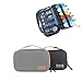 VIGBAGNIA Triple Layer Travel Cord Organizer Electronics Accessories Case USB Drive Shuttle Travel Gear Carry Bag for Phone Charger and Cable