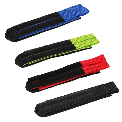 Smartcoco 2pcs Durable Fixed Gear Bicycle Anti-slip Double Adhesive Straps Pedal Toe Clip Strap Belt - Thumbnail 4