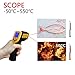 LP Digital Infrared Thermometer ， Non-contact Temperature Gun with LCD Laser Sight ， Instant-read Handheld ， Yellow/Black