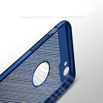 Case for iPhone 8, Ultra Slim/Thin Lightweight Breathable Cooling Mesh Case,Compatible with iPhone 8 Case(Blue)