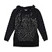 DKNY Jeans Womens Relaxed Fit Long Waisted Hoodie