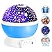 Star Night Light Projector, Star Light Rotating Projector, Constellation Rotating Star Projector Lamp with 4 Colors and 360°Moon Star Projection with USB Cable - The Best Gift for Friends and Family