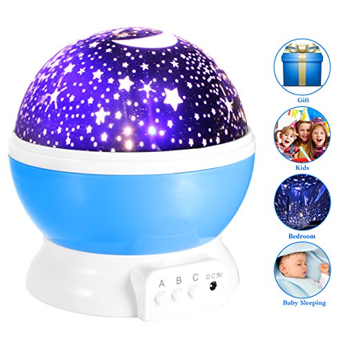 baby night light projector with music 