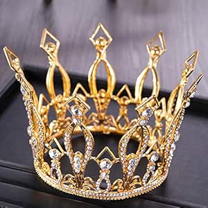 ZUXIANWANG Tiara Sposa Principessa,Vintage Moda per Bambini Corona D