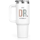 GoMelley PhD Graduation Gifts, Doctor Gifts, It's Dr Actually Tumbler 40oz, Doctor Phd Doctorate Gift for Women Men Doctoral Graduates, Doctorate Doctors Graduation Gift, Doctoral Degree
