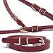 Set of 5 Women’s Skinny Leather Belt Solid Color Waist or Hips Ornament 10 Sizes (34-36, Set of 5 belts 1/2 wide)
