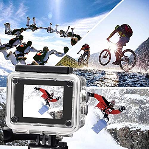 TEDATATA Action Camera HD 1080P 30m Underwater Waterproof Camera with