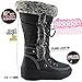 DailyShoes Women's Woman's Knee High Up Warm Fur Water Resistant Eskimo Snow Boots