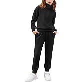 Arshiner Girls 2 Piece Outfits Sweatsuit Set Half Zip Lapel Collar Long Sleeve Sweatshirt Sweatpant Tracksuit Sets