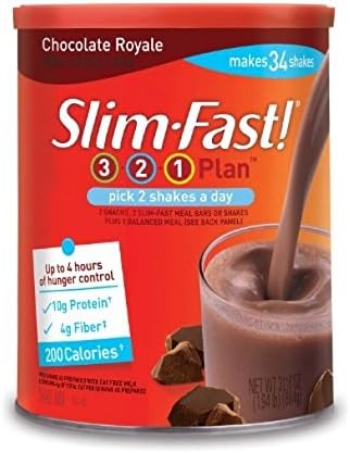 Slim Fast Chocolate Royale Shake Mix Powder, 31.18 oz, New