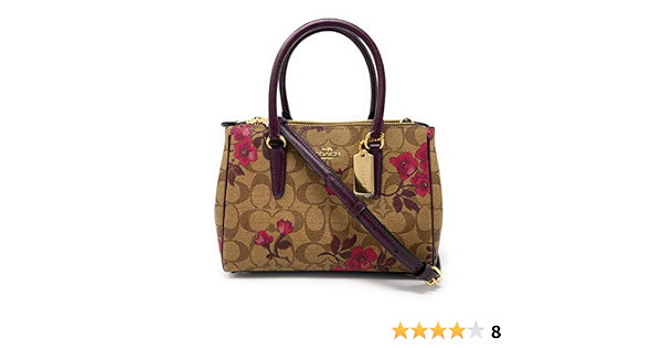 Coach Mini Surrey Carryall In Signature 