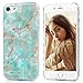 iPhone 7 Case, iPhone 8 Blue Marble Case, Mavis's Diary Ultra Thin Shockproof Flexible Smooth TPU Soft Case Rubber Skin Anti-Fade Scratchproof Full Protection Cover for iPhone 7/8