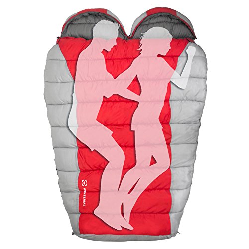 Winterial Double Mummy Sleeping Bag / Camping / Backpacking / Warm / 2