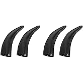 Garneck 2 Pairs Imitation Horns 4.7'' Horns Headband DIY Devil Cosplay for Masquerade Party Decoration