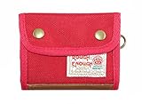 Rough Enough Vintage Leather Trimming Wallet Purse Pouch (Red)