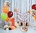Woodland Party Decorations Balloons 40 Pack 12 Inch Brown Orange Fruit Green Latex Balloons with Confetti Balloon for Baby Shower Woodland Creatures Party Supplies Forest Party Favors
