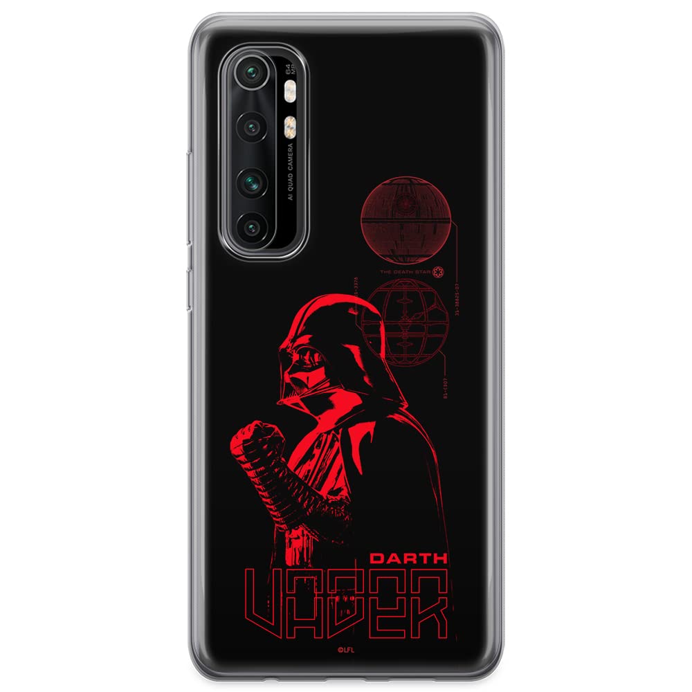 ERT GROUP mobile phone case for Xiaomi MI NOTE 10 Lite original and officially Licensed Star Wars pattern Darth Vader 016 optimally adapted to the shape of the mobile phone, case made of TPU