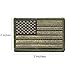 2 pieces Tactical USA Flag Patch - Multitan -American Flag Embroidered Green Border US United States of America Military Uniform Emblem Patches