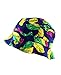 NYfashion101 Fashionable Unisex Satin Lined Printed Pattern Cotton Bucket Hat
