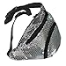 Extreme 80's X80® Retro Shiny Silver Sequin Fanny Pack