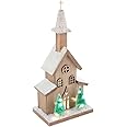 Lighted Country Church - Brown