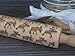 Rolling Pin Moose Embossed Pattern