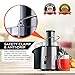 Chef's Star Juc700 Juicer Wide Mouth Fruit and Vegetable Juice Extractor, Stainless Steel