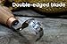 BeaverCraft Hook knife Wood Carving SK2 Long Knives Spoon Carving Tools 1.2'' Long handle 12'' Spoon Knife Wood Carving Tools Bowl Kuksa Carving Tool Double-Edged Crooked Knife