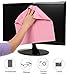 ColorYourLife 7-Pack 12 x 12 inches Microfiber Cleaning Cloths for Computers, Laptops, Smart phones, Tablets, Lenses, LCD Monitor, TV, Cameras, Eye Glasses, Optics Etc