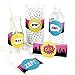 Big Dot of Happiness Bam Girl Superhero - DIY Party Supplies - Baby Shower or Birthday Party DIY Wrapper Favors and Decorations - Set of 15