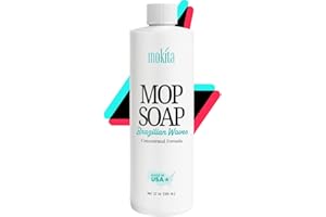Mokita Naturals Luxury Mop Soap Brazilian Waves - Safe for Pets - Highly Scented Mop Soap That's Concentrated to Help Remove Dirt, Grease & Grime 12 oz