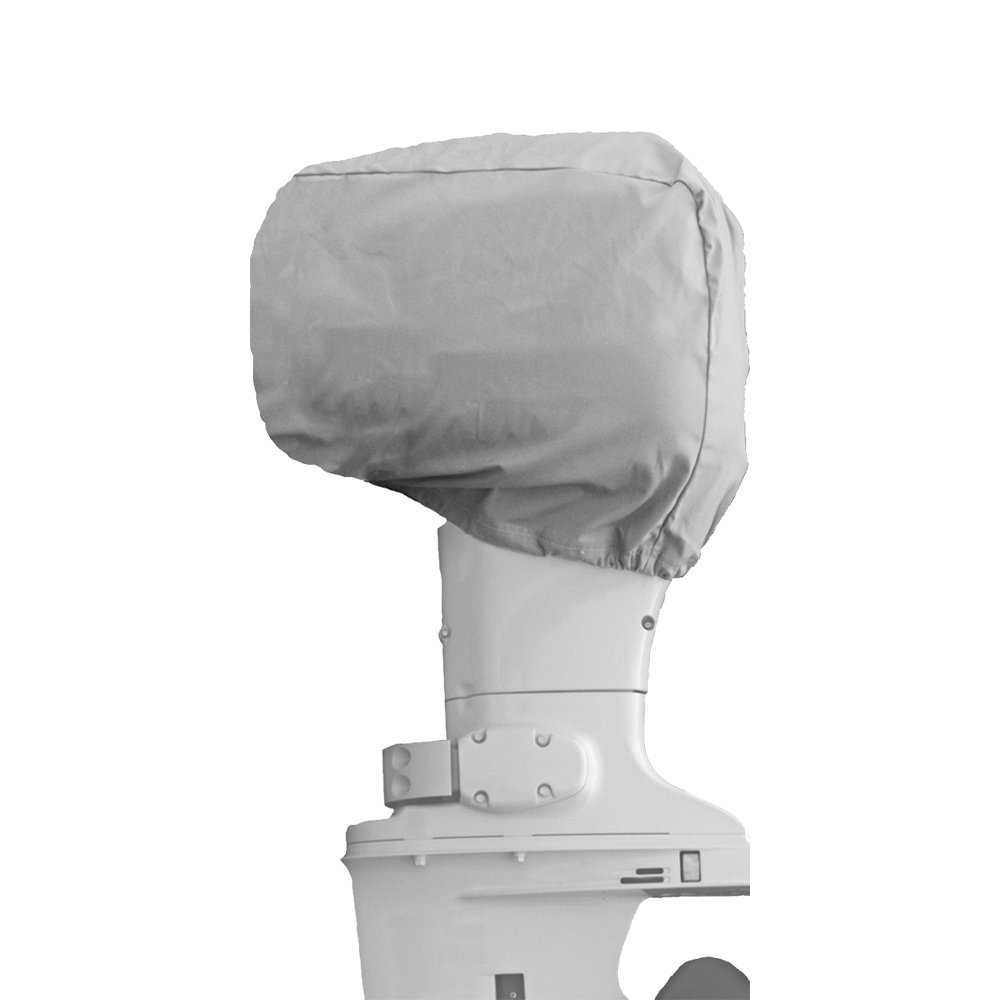 Photo 1 of MSC® Outboard Motor Cover,Half Outboard Motor Cover, Color Gray,Pacific Blue Available (Gray, Half Outboard fits 10 hp)