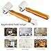 2 Wood Wallpaper Flat Seam Roller - Internal External Corner PU Roller for PVC TPO EPDM Roofing Vinyl Decking Membrane and Tarpaulin Banner Welding, Automotive Audio Sound Deadening Tools
