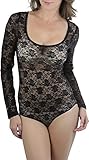 ToBeInStyle Women's All Lace Long Sleeve Body Suit