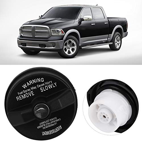 KIMISS Locking Fuel Tank Cover, Car Fuel Tank Cap Lid W/Key 5278655AB