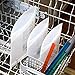Eqowoox Reusable Silicone Food Bag - 2 Large & 2 Small, BPA Free, Dishwasher Safe, Leak Proof, Ideal for Sandwich, Lunch, Sous Vide, Snack, Fruit, Freezer - Airtight Ziplock Storage Bags
