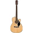 Fender CC-60SCE Concert Cutaway Acoustic Guitar, with 2-Year Warranty, Natural