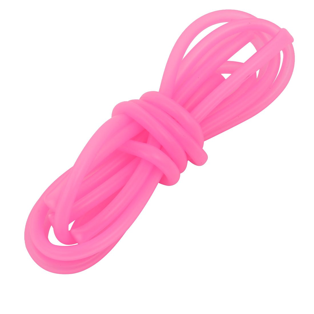 sourcingmap 3mm x 5mm Dia High Temp Resistant Silicone Tube Hose Rubber Pipe Pink 2M Long