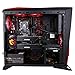 CUK Trion Custom Gaming PC (i7-7700K, 32GB RAM, 512GB NVMe SSD + 4TB, Dual NVIDIA GTX 1080 Ti SLI, Windows 10) Best New VR Ready Tower Desktop Computer for Gamers (Black/Red)