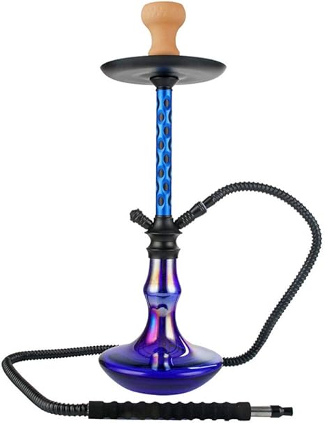 Amazon Co Jp ブルーシーシャ 水パイプ 水タバコ Shisha Hookah セット 大型 本体 本格 ガラス 喫煙パイプ 1つのホースと シーシャボウル ディフューザー付き ホーム キッチン