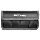 Neewer DSLR Battery Bag/Holder/Case for AA Battery and lp-e6/ lp-e8/ lp-e10/ lp-e12/ en-el14/ en-el15/ fw50/ f550 and More, Suitable for Battery of Nikon D800, Canon 5DMKIII, Sony A77