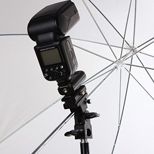 image for PhotoTrust Flash Bracket Swivel Bracket Umbrella Holder Studio Tilting