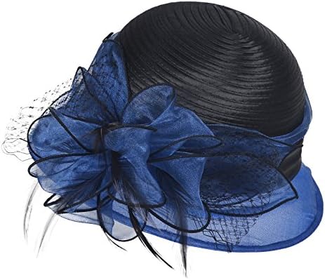 Women's Cloche Bowler Hats KDC1721 for Kentucky Derby Day, Church, Wedding, Tea Party, Ascots